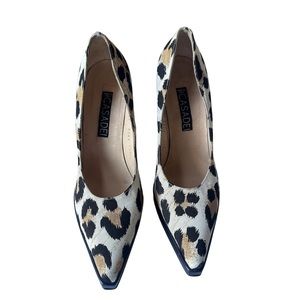 Casadei Leopard Print Platform Pumps